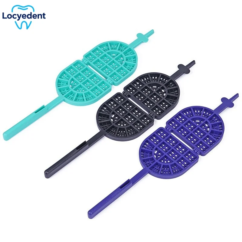 2Pc Colored Dental Tooth Washing Racket for Porcelain Teeth Cleaning Polishing Plate Veneers Materials Dentistry Wash Tray Tool