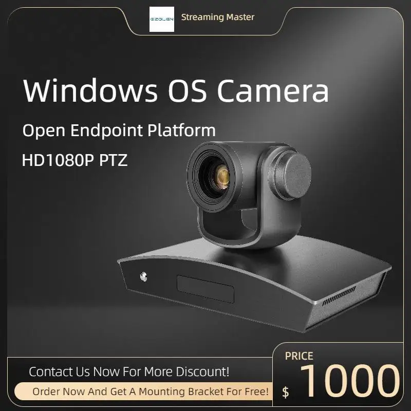 

EZOLEN Windows All In One HD 1080P PTZ Camera for Video Conference Support Secondary Development