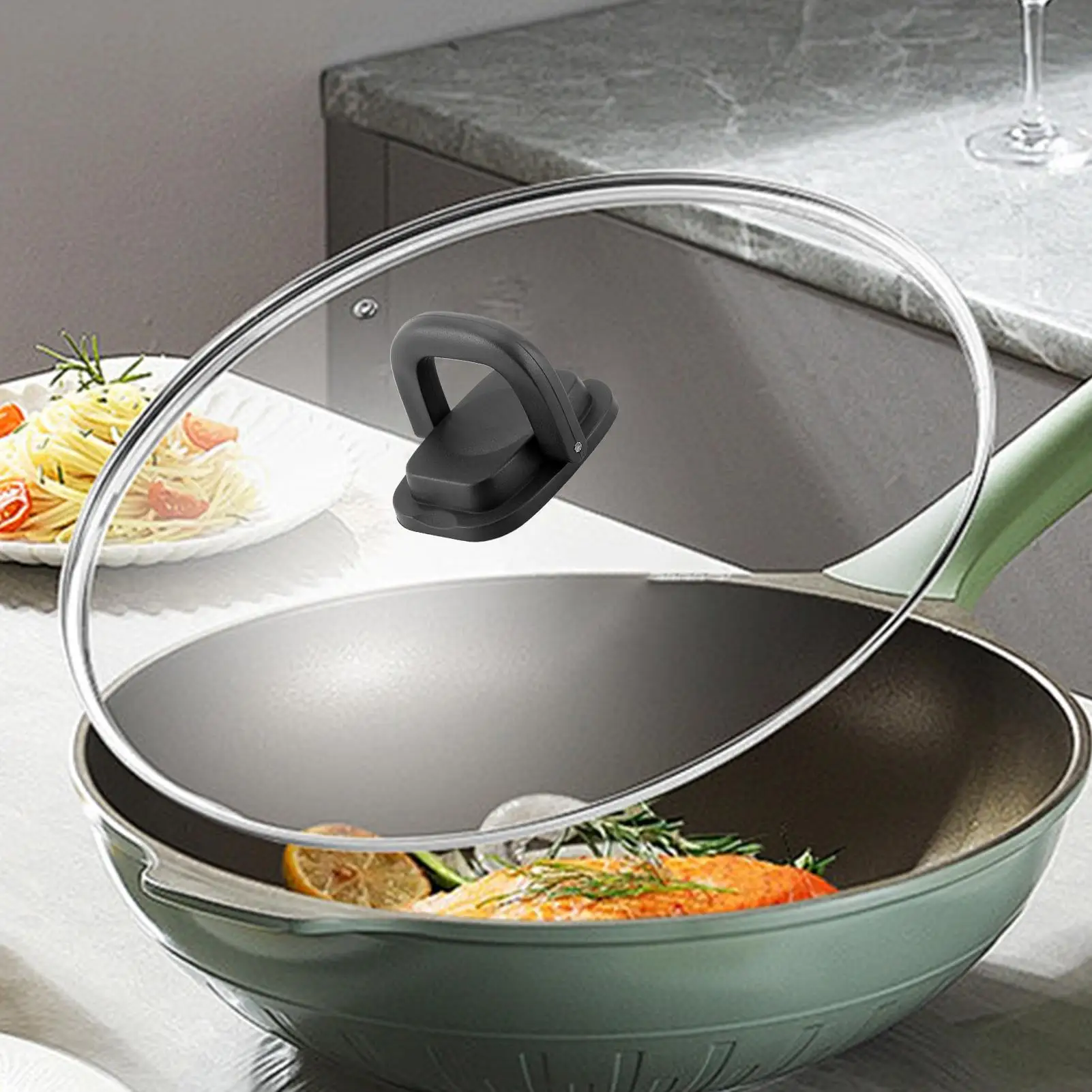 Universal Ersatz Küche Kochgeschirr Topf Pfanne Deckel Hand Grip Knopf Griff Abdeckung Pan Deckel Griff Küche Zubehör