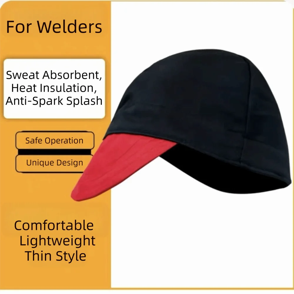 High Temperature Resistance Head Protective Cover Sweat Absorption Anti-scalding Work Cap Anti-splash Safety Duckbill Cap