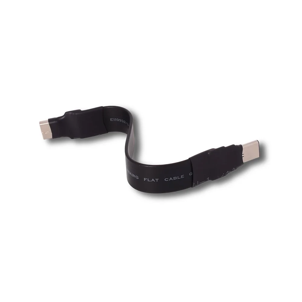 ADT-Link Internal 20Pin USB 3.2 Type C Gen 2 Flat Ribbon Cable Male to Female Fold Data Charging FPC FPV Aerial Photography Cord