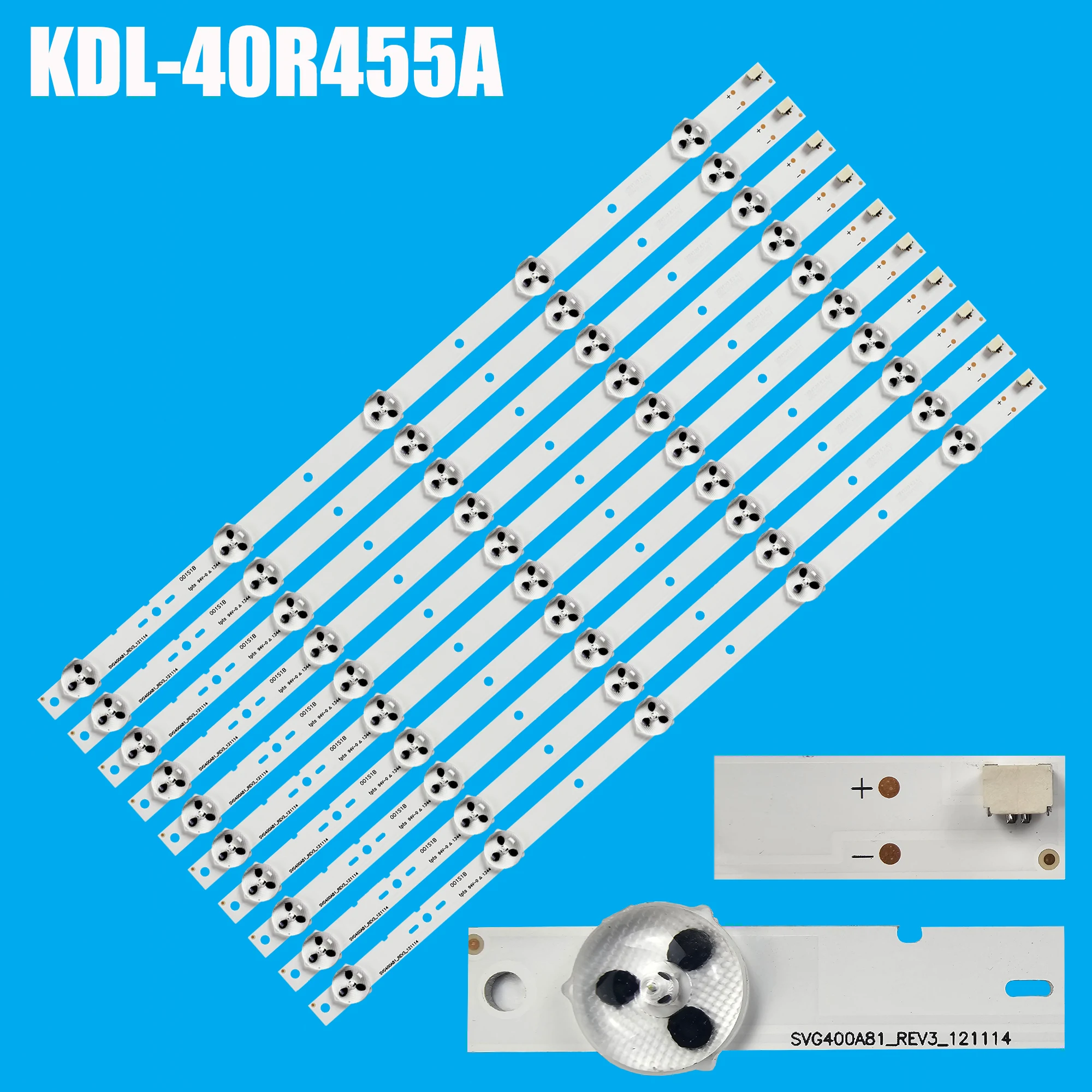 LED dla SVG400A81_REV3_ 121114 LSY400HM02 A02 KDL-40R450A KDL-40R455A KDL-40R470A KLV-40R479A KDL-40R474A S400DH1-3 SUG400A81