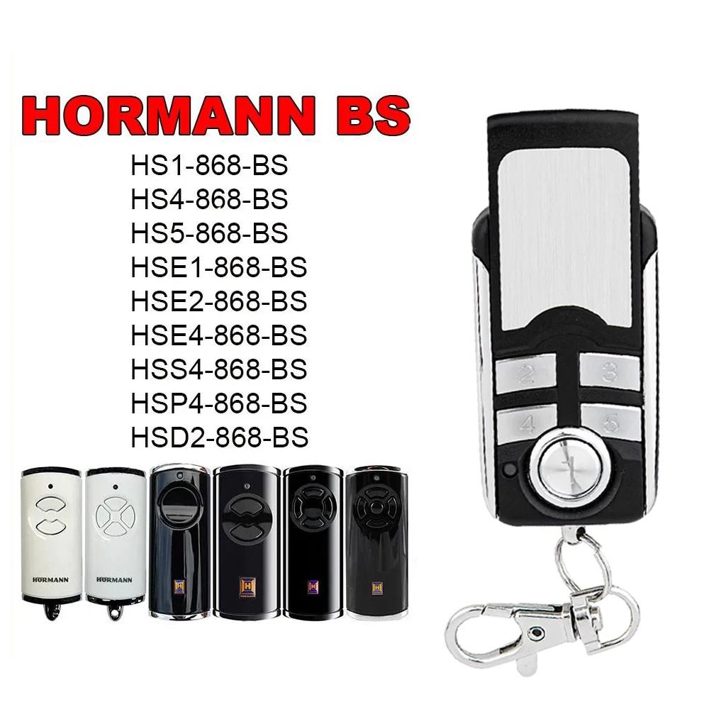 Hormann BiSecur  4 Channels HSE HS HSS HSD HSP 1 2 4 5 868 BS 868.35MHz 10PCS Garage Gate Remote Control Garage Command