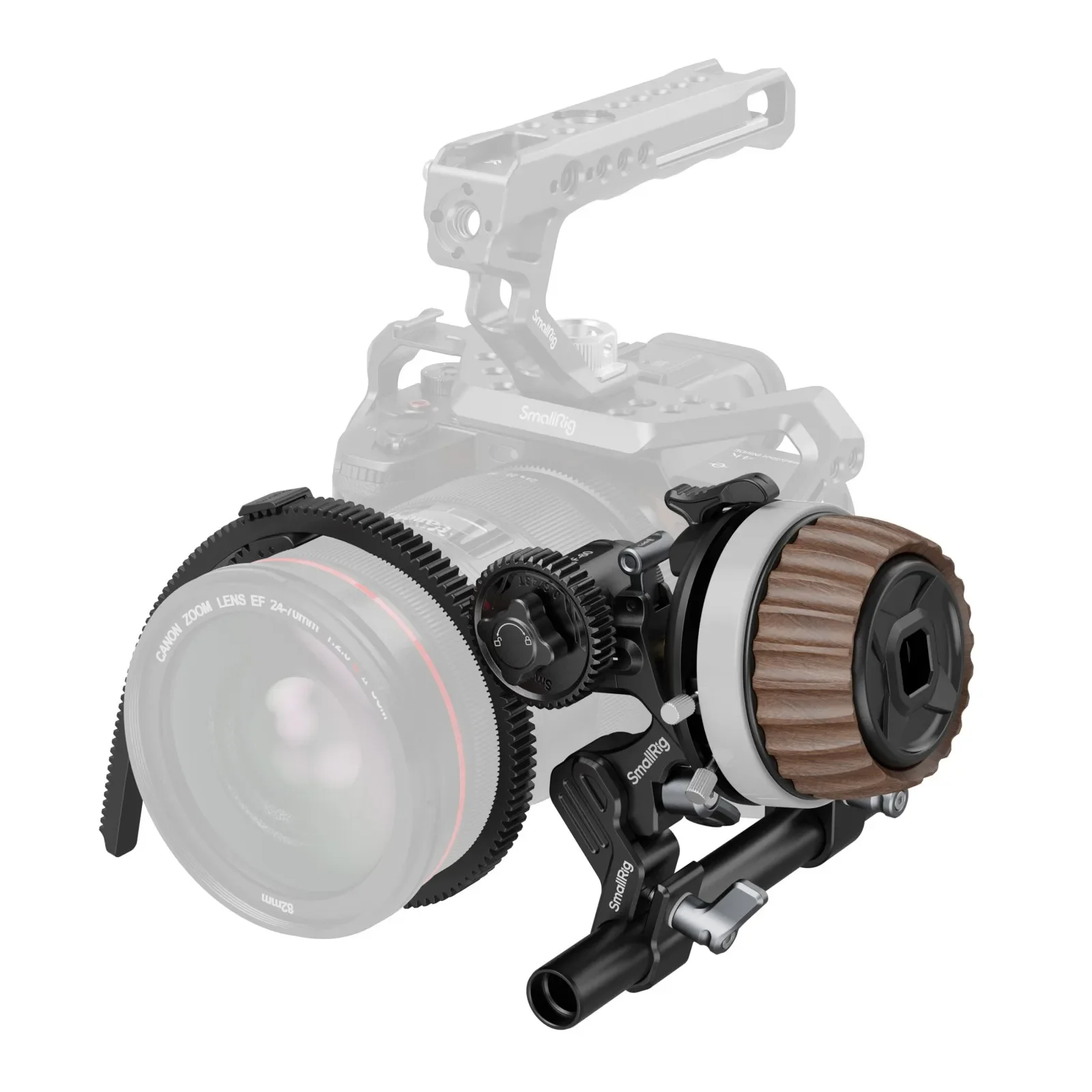 SMALLRIG Modular Follow Focus F60 Interruptor rápido de 3 passos para rotação reversível Modular Follow Focus para câmeras fotográficas