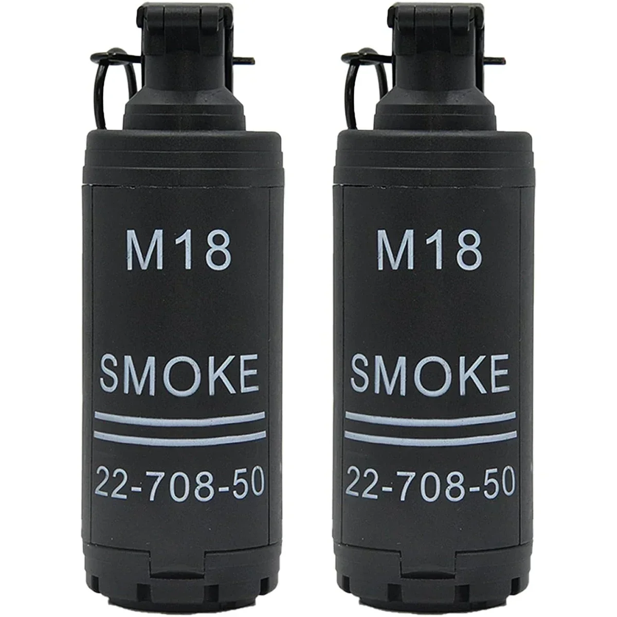 

1S1/2Pcs M18 Toy-Hand Grenade, Tactical Smoke Grenade Model Plastic Toy-Grenade Outdoor Grenade Model.