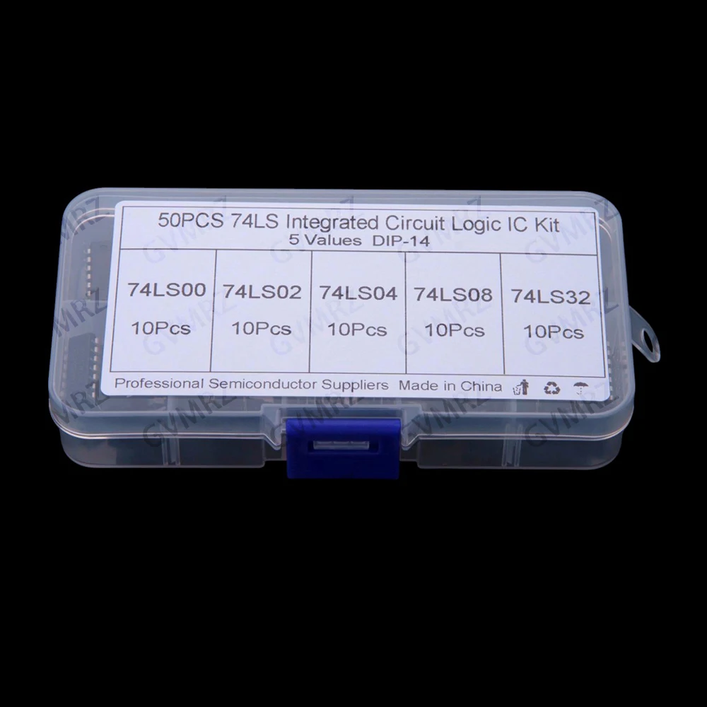 74LS00 74LS02 74LS04 74LS08 74LS32 DIP-14 Integrated Circuit DIP IC Combination Kit With Box 74LS08 74LS32 74LS04 74LS08