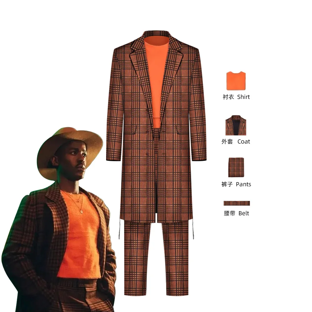 

Movie Doctor Who Season 14 Cosplay Costume Ncuti Gatwa Same Uniform Set Adult Men Suit Carnival Party Set Halloween Clothes