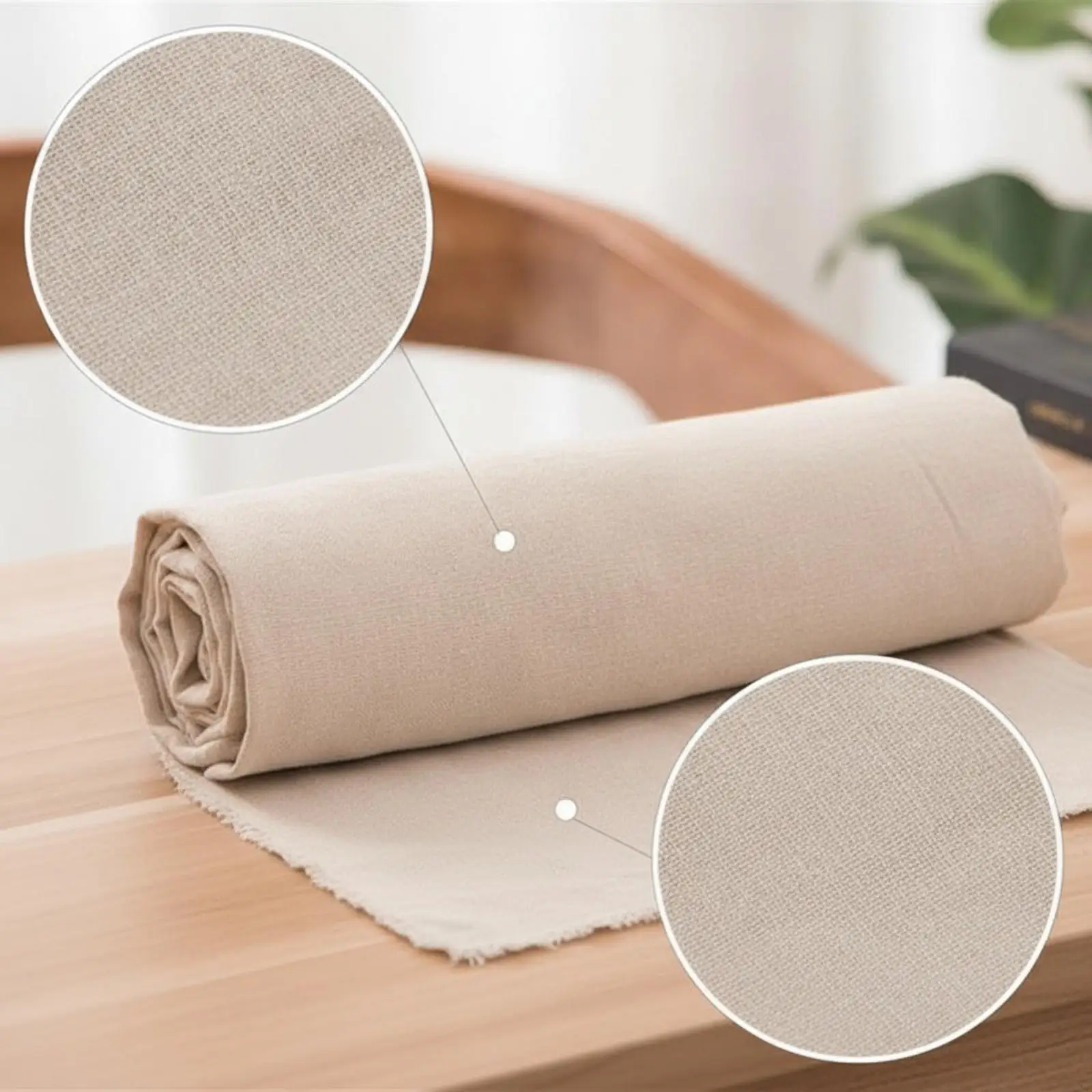 Pottery Burlap Cloth for Clay Crafting Large Weave Fabric Mat for Studio Use Non Stick Surface for Rolling Texturing Ceramics