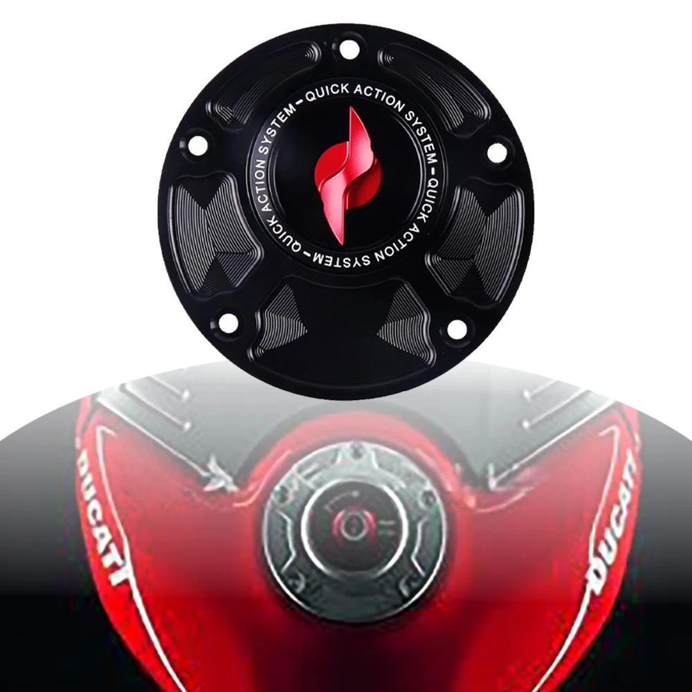 

Fuel Tank Cap Motorcycle Gas Tank Cover Fit for Ducati Monster 797 821 1200 for Yamaha MT01 MT03 MT09 XSR900