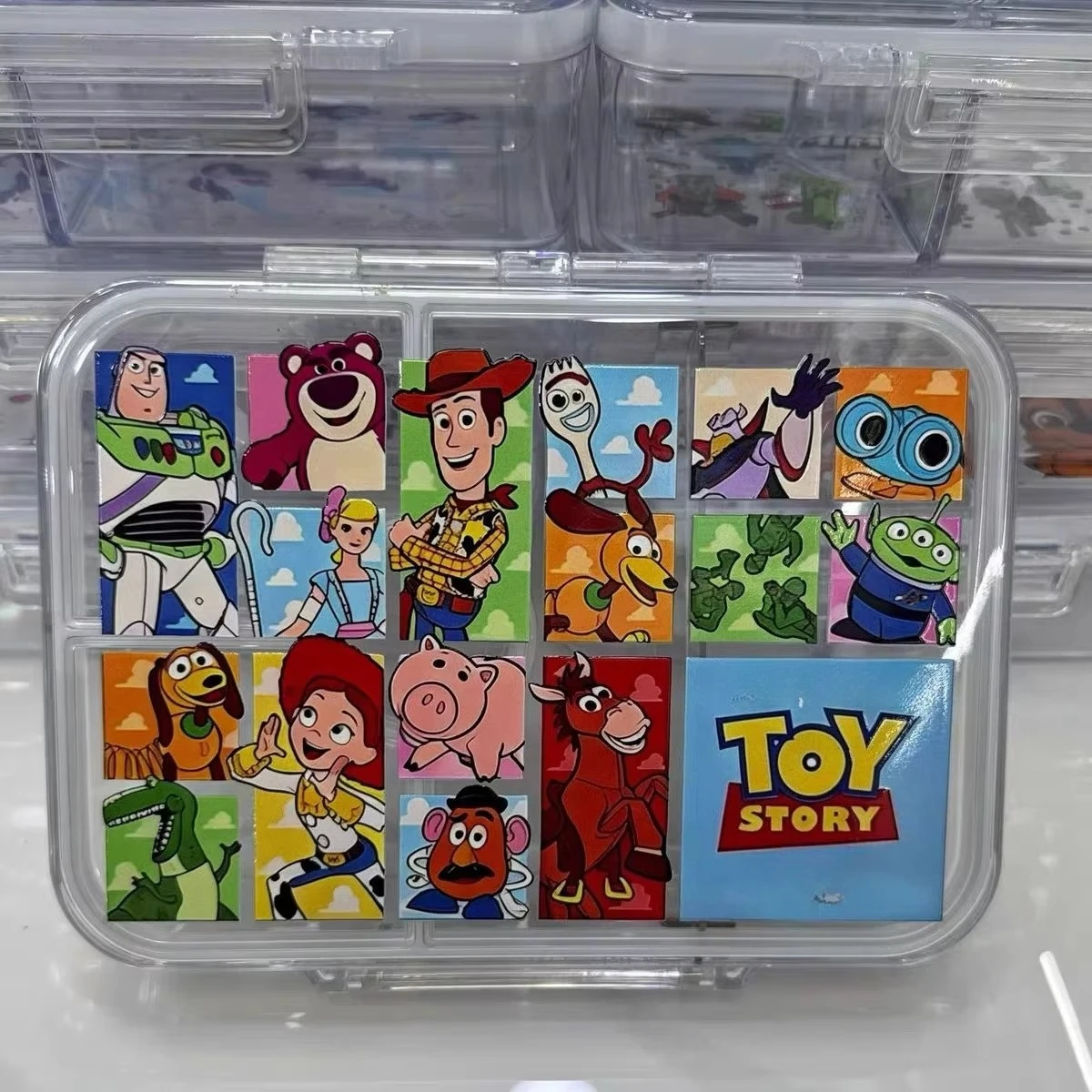 Australische Toy New Backpack Series Studenten Schrijfwaren Grote Capaciteit Opberg Etui Transparante Lunchbox Anime Cadeaus