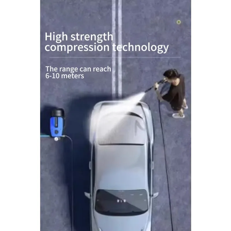 المحمولة 220 فولت الكهربائية 3 HP 120 بار ارتفاع ضغط آلة تنظيف المياه الباردة 500L / H معدل التدفق كفاءة المنزلية التجارية