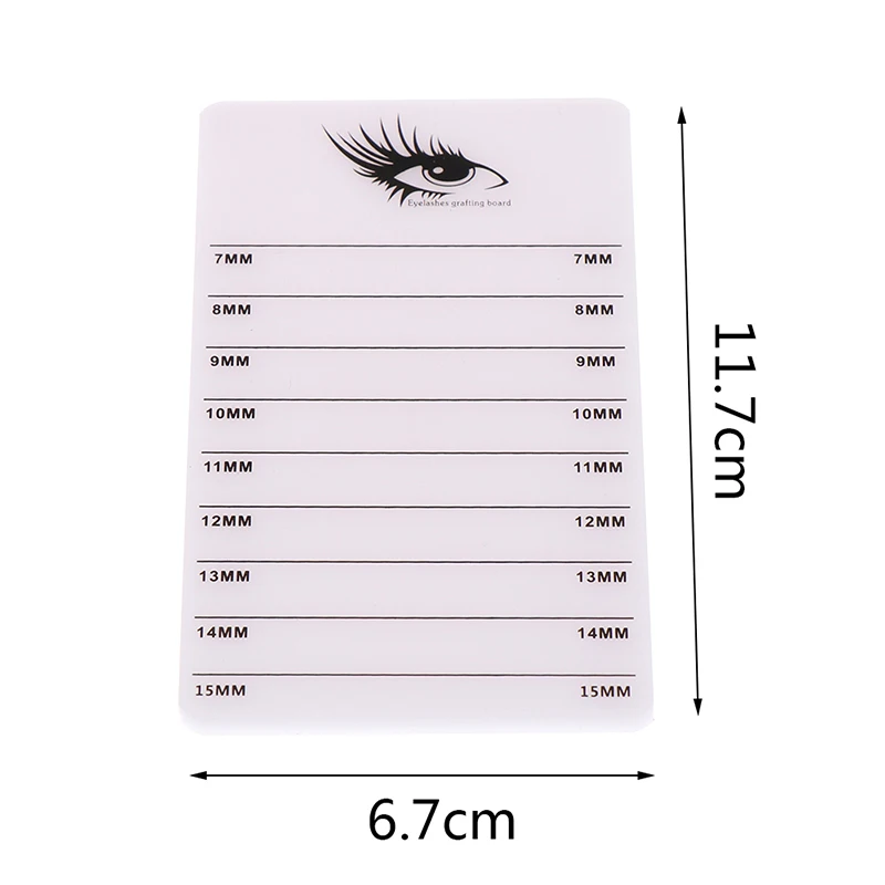 Adjustable Wrist Strap Acrylic Eyelash Extension Palette False Lash Hand Tray Holder Pad