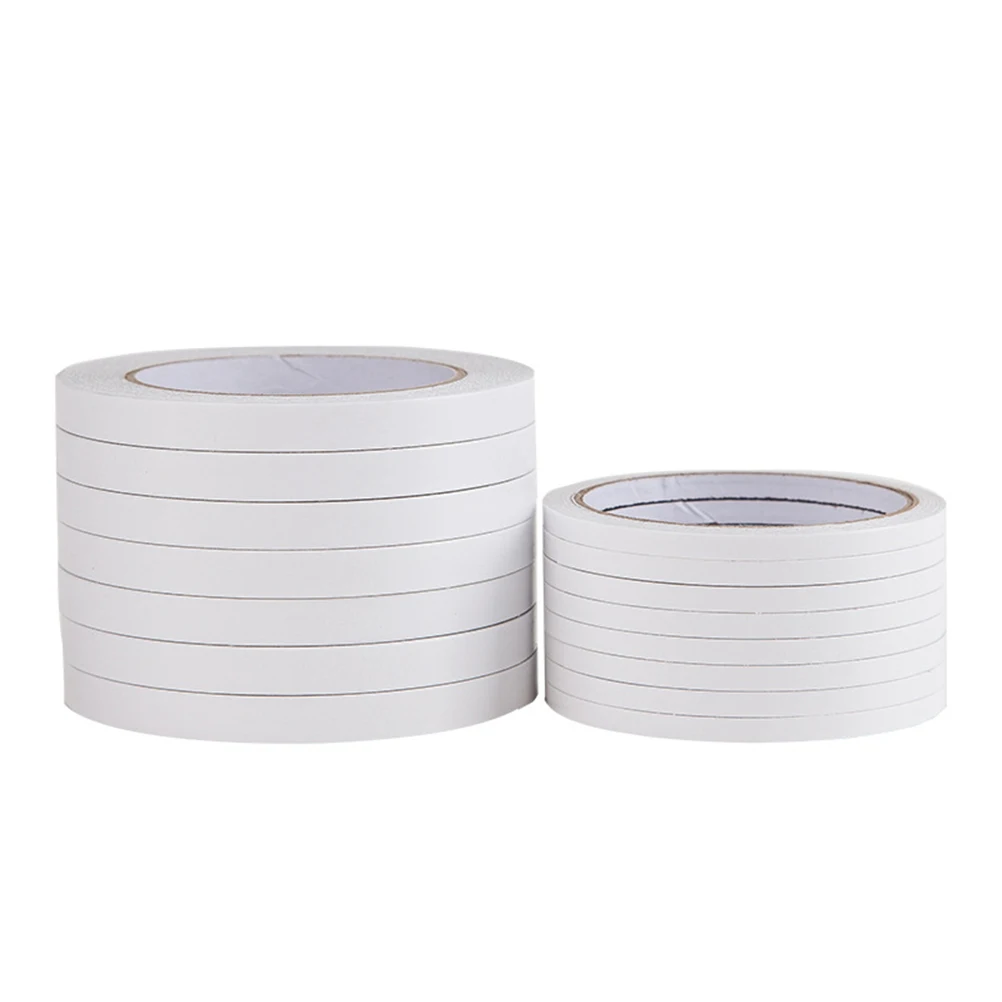 

6PCS Double Tape High Viscosity Office Craft Adhesive Supplies Washable Transparent Double Sided Adhesive Tape Reusable Craft
