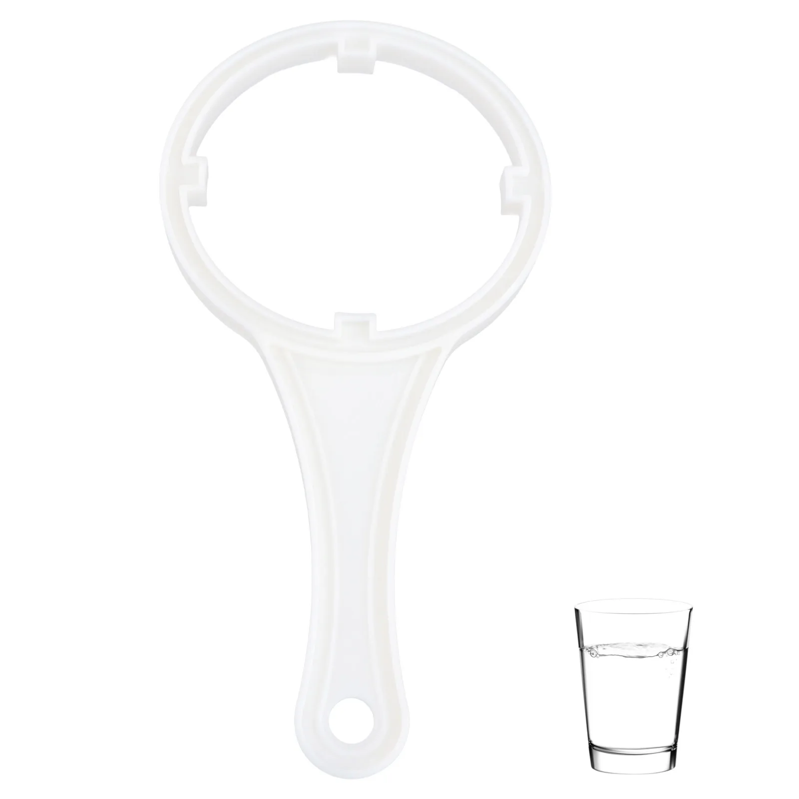 1Pcs High Grade Filter Wrench for Tap Water Purifier Systems 10 Inch Housing Spanner Crack Resistant Membrane Cup Water Filter view 2