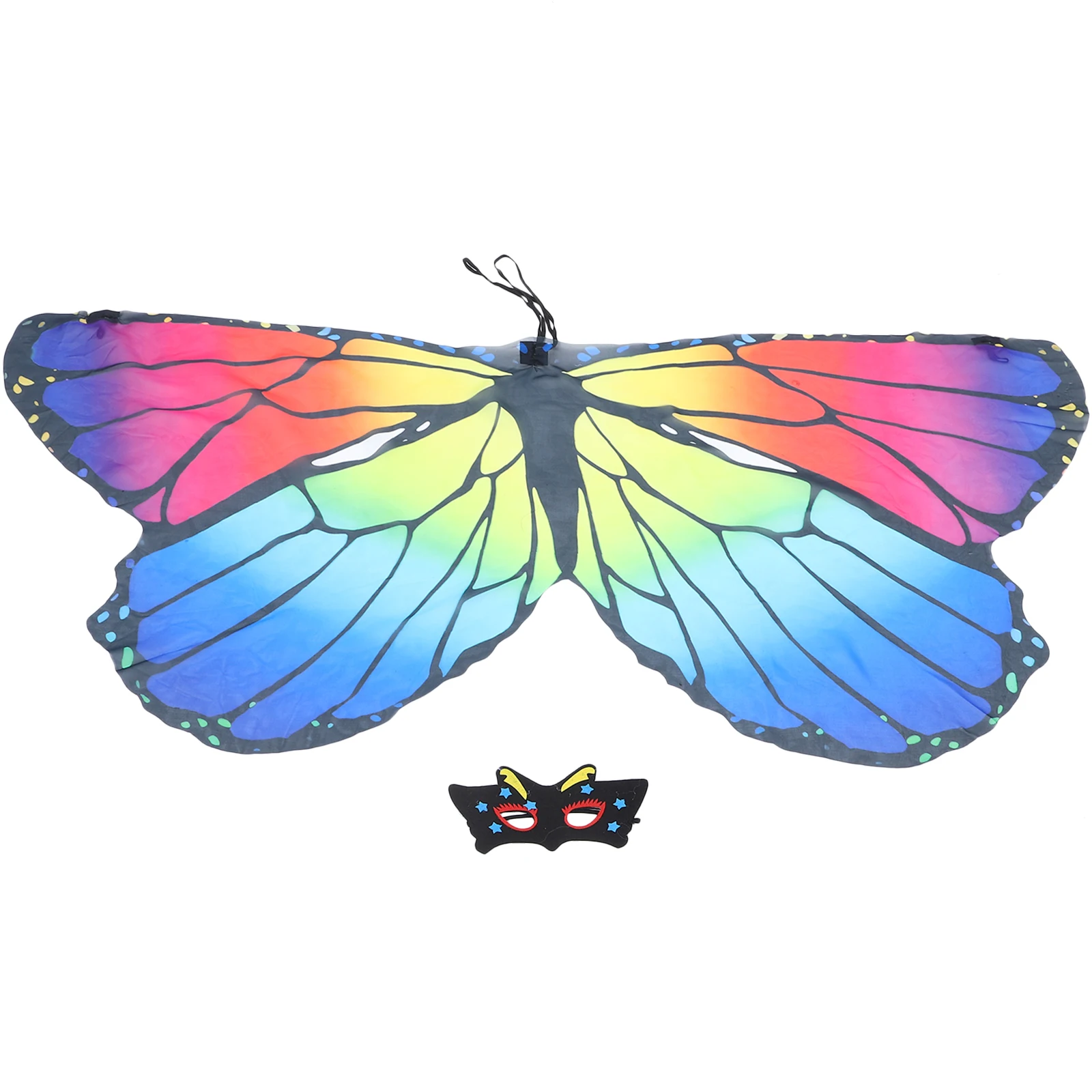 

1 set 1 Set Butterfly Wings Costume Cape For Kids Women Fairy Party Dress Up Prop Masquerade Festival Stage Cosplay Accessories