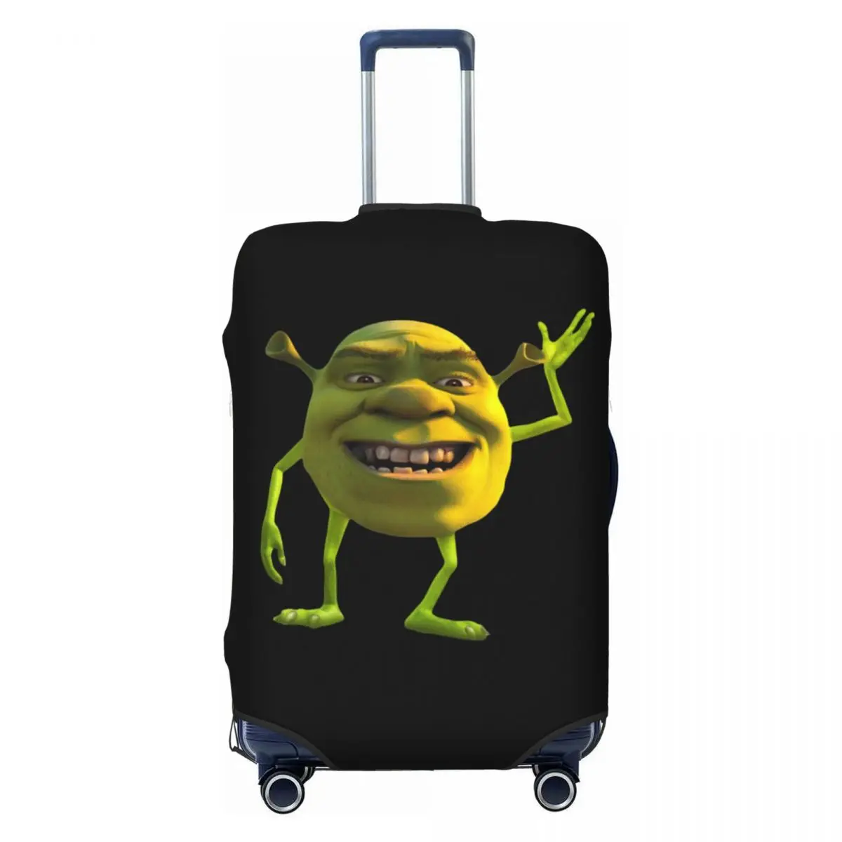 

Custom Fashion Shreks Head Wazowski Classic Luggage Cover Protector Dust Proof Anime Comedy Film Travel Suitcase Covers