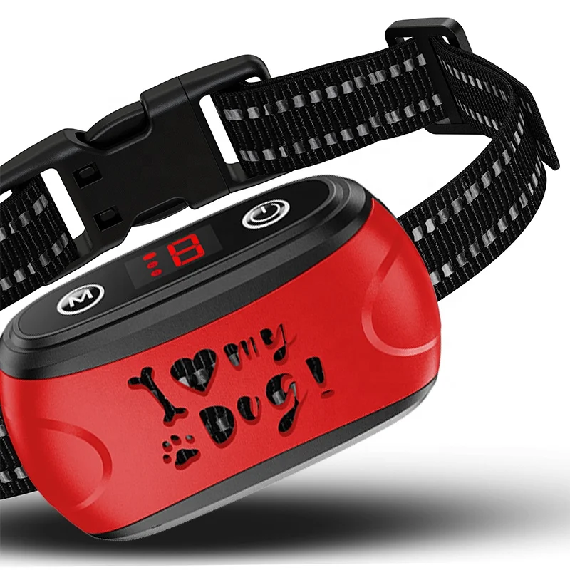 

STLFRechargeable Electric Dog Training Small Dog Shock Collar Smart Dog Anti Bark Collar for Dogs With Remote Beep Vibration