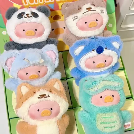 

Новая горячая консервированная Lulu The Piggy Animal Party Forest Theater Series слепая коробка модная игрушка животное палец виниловая кукла подарок ребенку