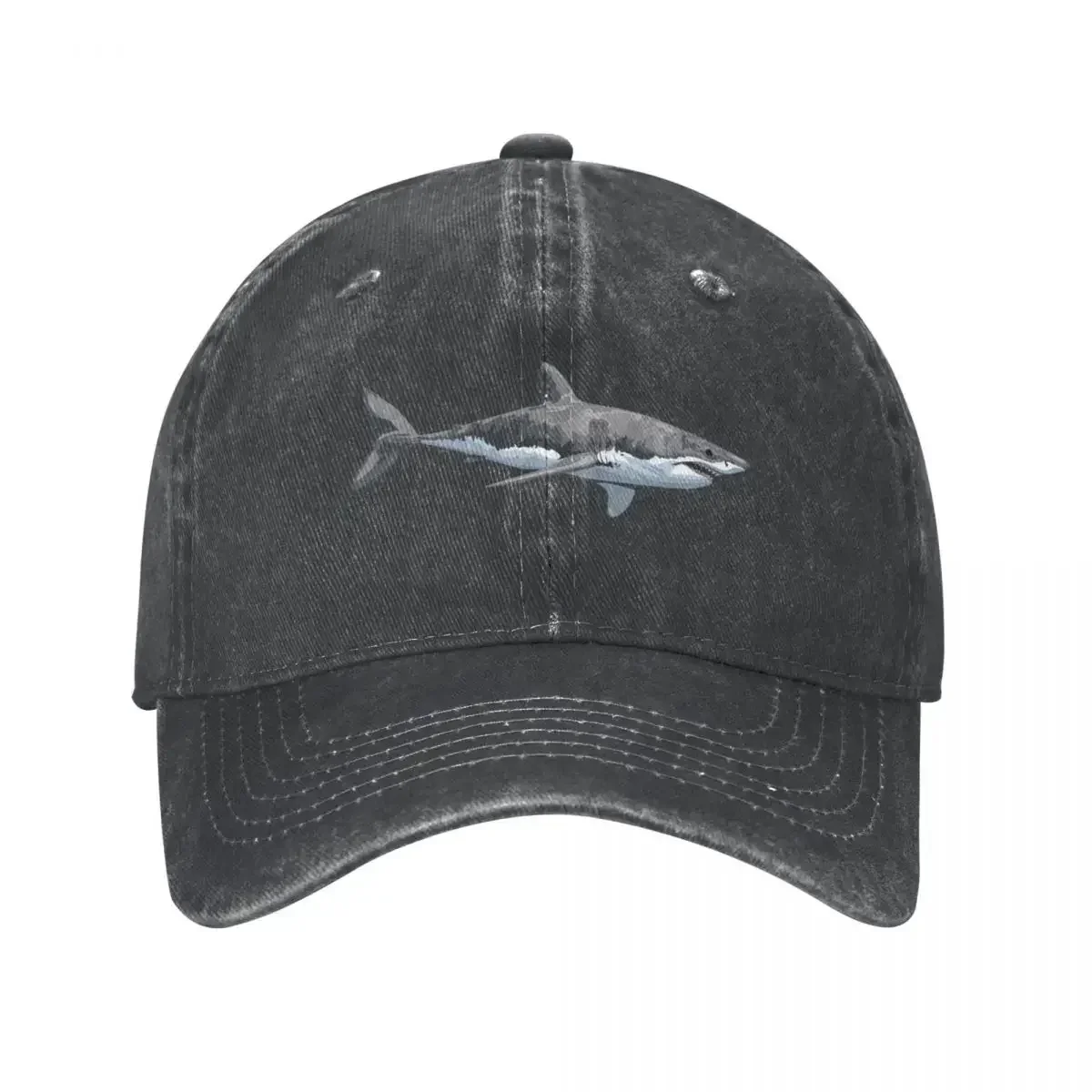 Great White Shark Cowboy Hat Icon Sports Cap Women's Hats For The Sun Men's