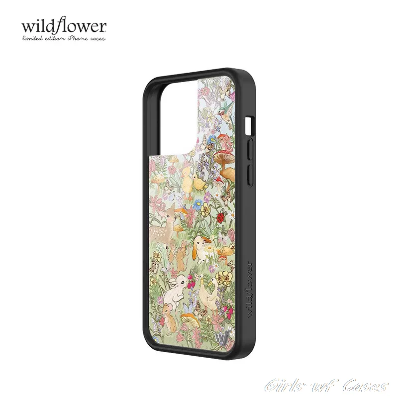 Etui na telefon z motywem dzikich kwiatów, Taylor Giavasis, wzór „Grassland”, do iPhone 16, 15, 14, 13, 12, 17, 18 Pro Max, Plus, Air, wzór „Fawn”, „WF”, „Jeleń”, „Kaczka”, „Dziewczyny”. — zdjęcie produktu 2