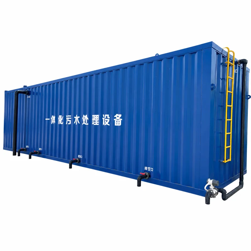 Advanced MBBR Technology Containerized Sewage Treatment Equipment for Poultry Industry Wastewater Treatment