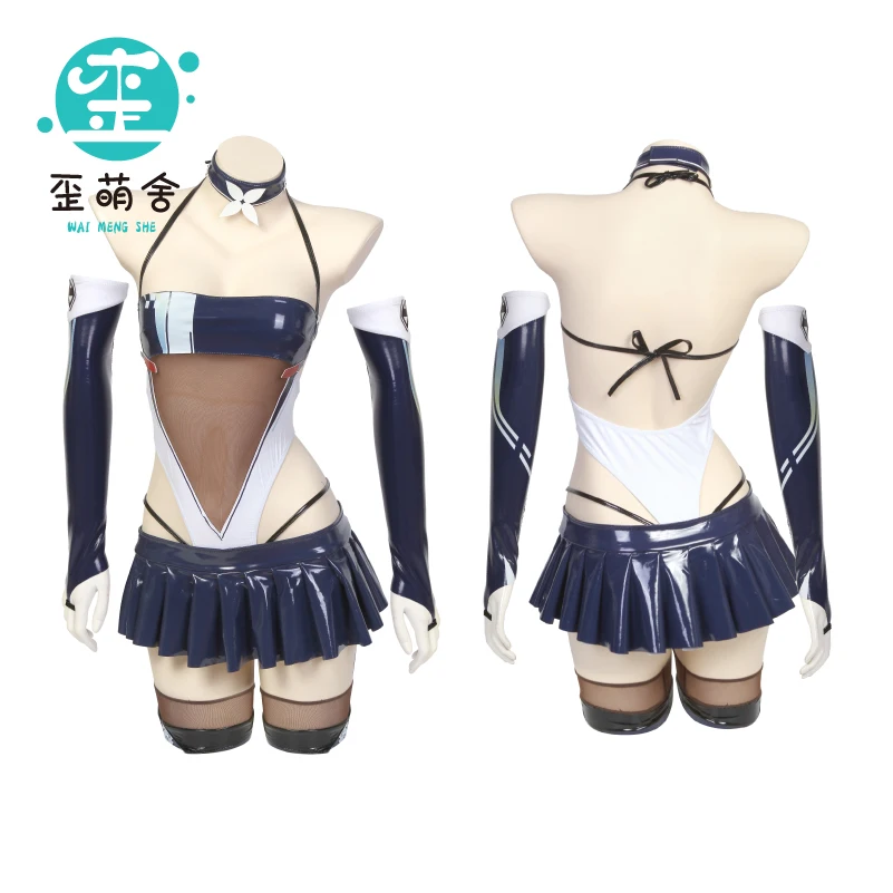 Game Azur Lane Shinano Racing Suit Cosplay Costume Uniform Dress Top Women Halloween Party Outfit Clothes New