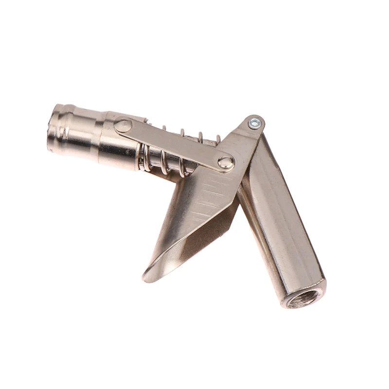 1Pcs Metal Grease Coupler High Pressure Oil Pump Filling Tool One-handed Injector Nipple Without Leaki