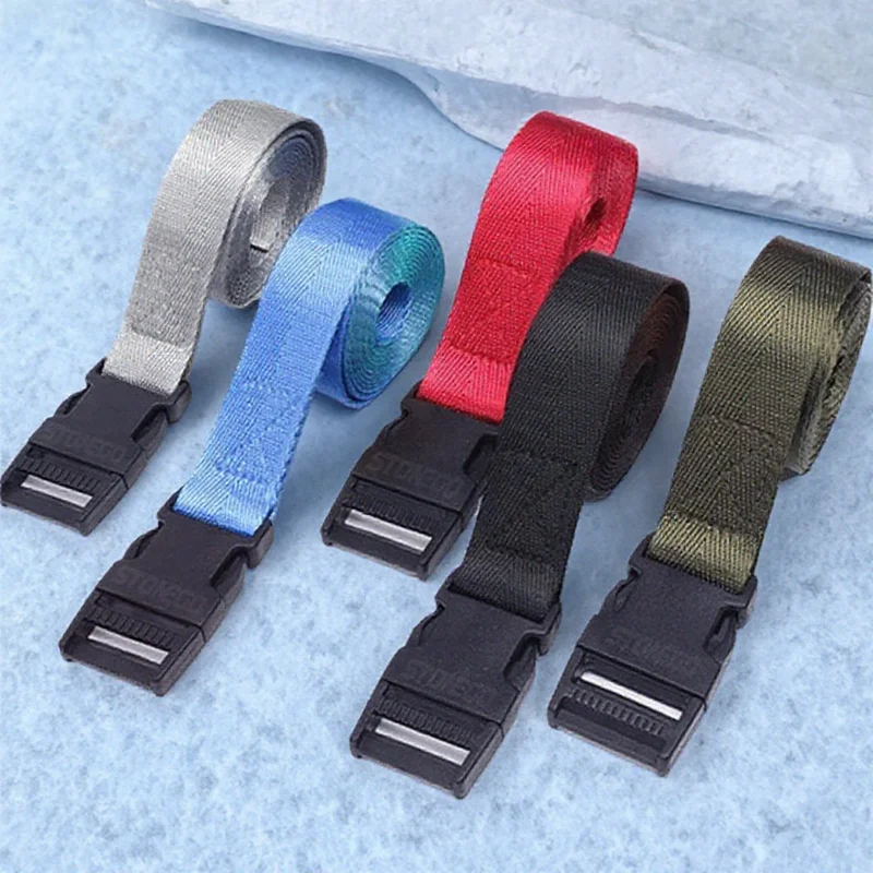 สายรัดไนลอนถักแบบปรับได้ 1 เมตร 3 เมตร สำหรับงานหนัก ใช้รัดกระเป๋า อุปกรณ์กลางแจ้ง สายรัดที่แข็งแรง ทนทาน ปลอดภัย สำหรับงานบ้านและอุปกรณ์ฮาร์ดแวร์