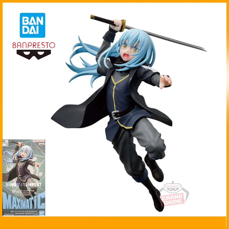 

Genuine Animation Figure Bandai Banpresto That Time I Got Reincarnated As A Slime Rimuru Tempest Anime Action Figures Model Pvc