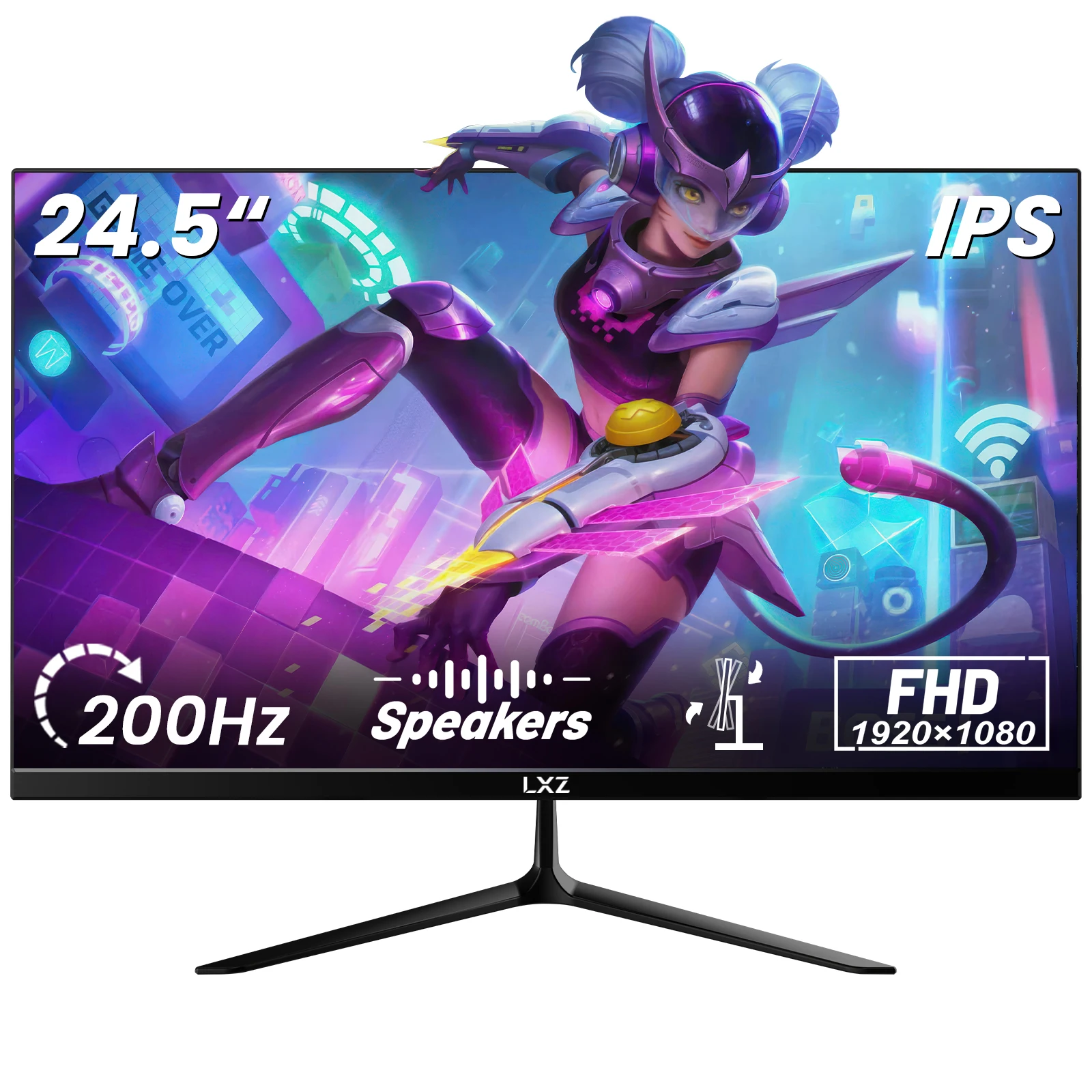 LXZ 24.5-inch Gaming Monitor, 200Hz, IPS, FHD, FreeSync, HDMI
