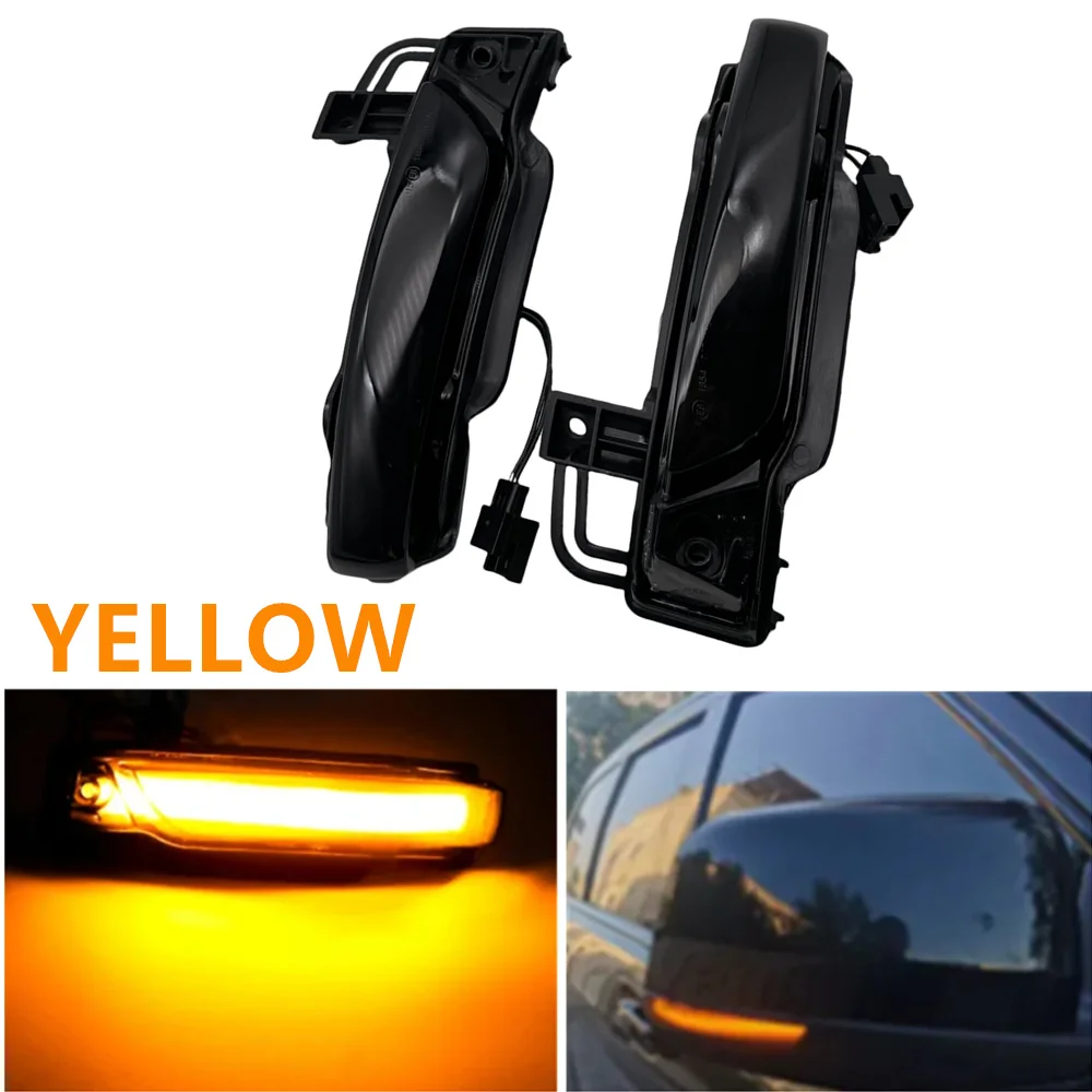 

2PCS Dynamic LED Side Rearview Mirror Light Sequential Blinker Indicator Lamps For Jeep Grand Cherokee 2011-2020 Car Accessories