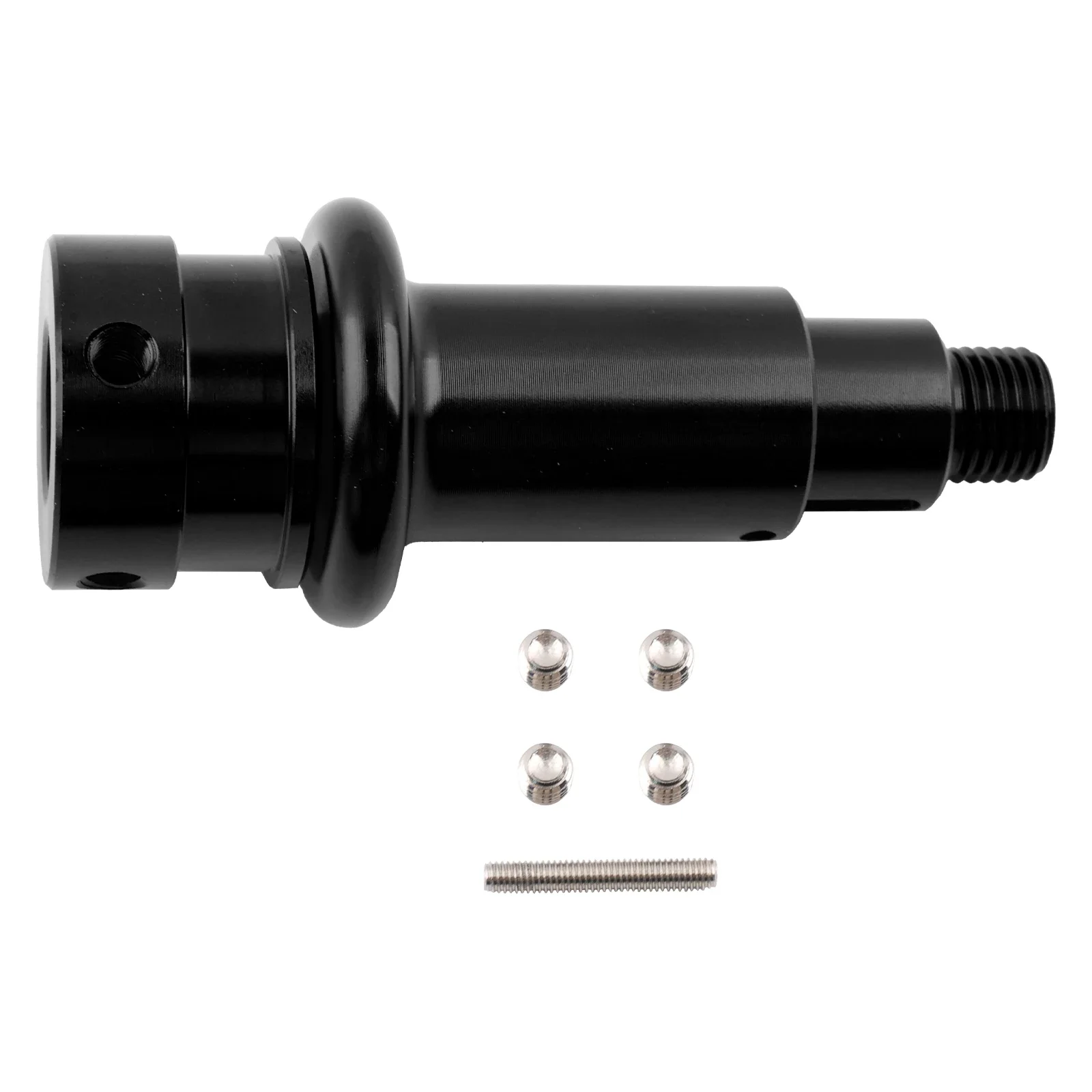 Aluminum Automatic Shifter Adapter, 12×1.25mm CVT Shift Knob Adapter For Honda Civic 2011-2025 9th 10th 11th Gen