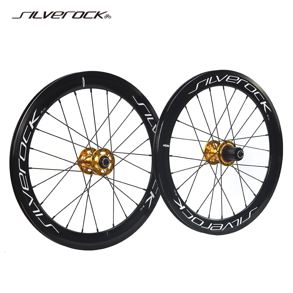 

SILVEROCK SR40 Alloy Wheels 406 451 20 1 1/8" Disc Brake 40mm 24 Holes for NEO AIRA D8 Verge Tern Folding Bike Minivelo Wheelset