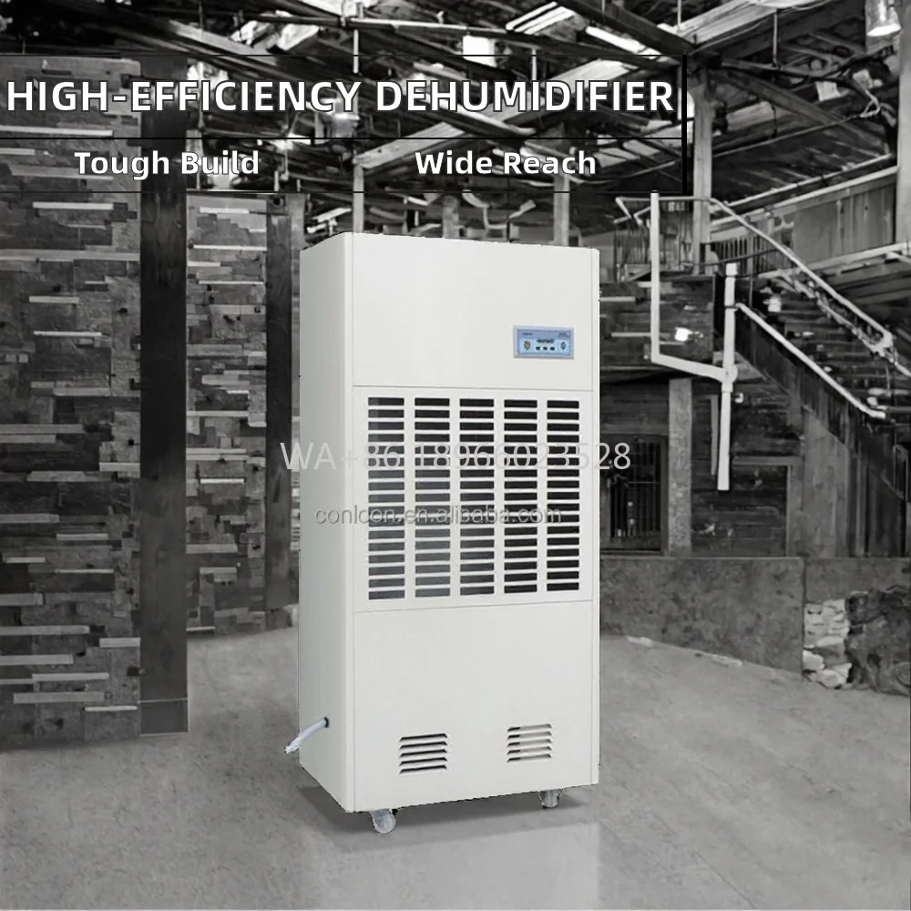 

Dehumidifier Automatic Defrost Washable Air FilterOEM High-Efficiency 168L/D Electric Industrial Grow Room