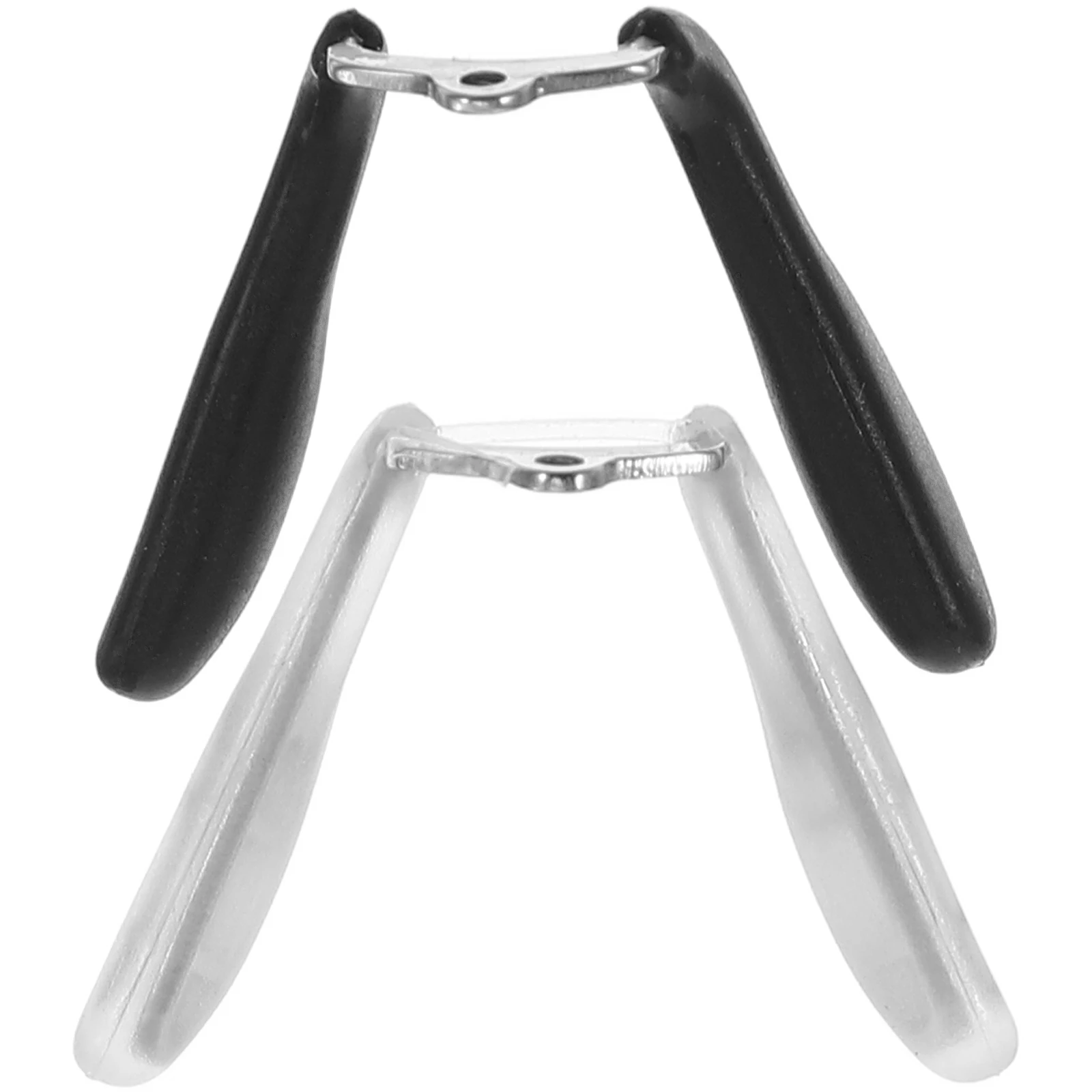 

2Pcs Anti- Nose Pads Metal Core Soft Silicone Saddle Eyeglasses Accessories Comfortable Replacement