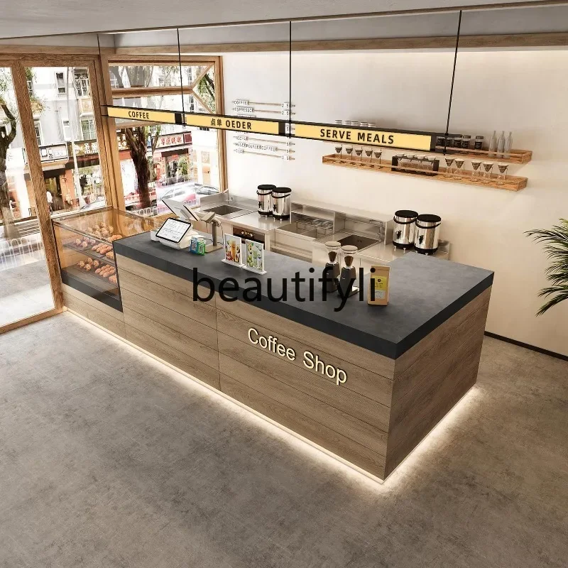 zzqCoffee Shop أمين الصندوق مكافحة مخبز منصة مشروبات كعكة Dezzert متجر مكتب الاستقبال فندق مكتب الاستقبال التخصيص