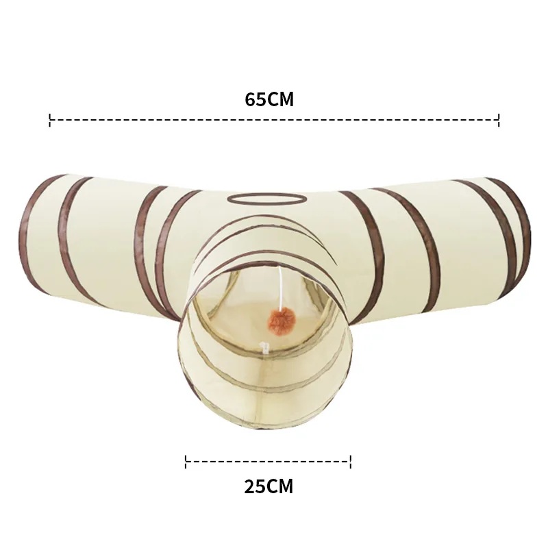 نفق القطط طويل T/Y طرق لعب القط نفق طوي مضحك التفاعلية لعب داخلي ألعاب كيتي مكعبات مستلزمات الحيوانات الأليفة