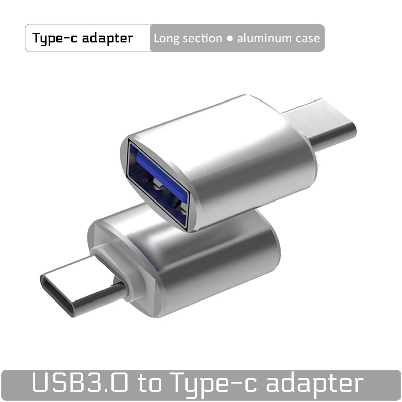 Aluminium alloy OTG 3.0 mini adapter USB 3.0 to type-C adapter