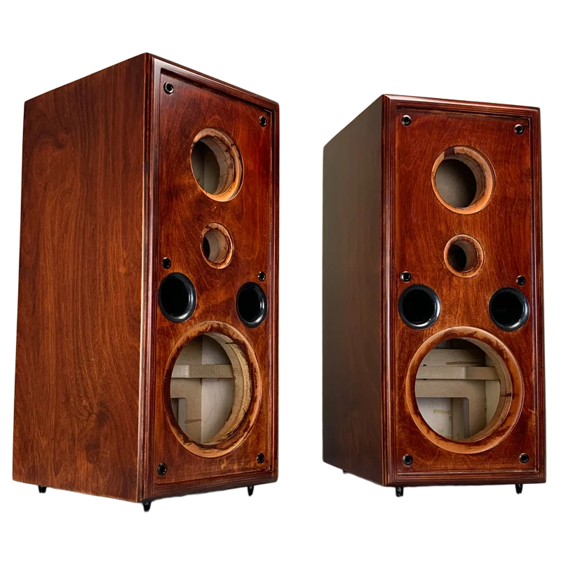 

Craftsmen Customized One Pair 6.5 Inch Three-way Empty Birch Plywood Cabinet Box Home System Bookshell Speaker HIFI DIY