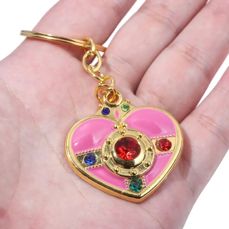 Sailor Moon key chain necklace Tsukino Usagi magic transformer sweet girl cos clothing accessories high-value personalized gift view 4