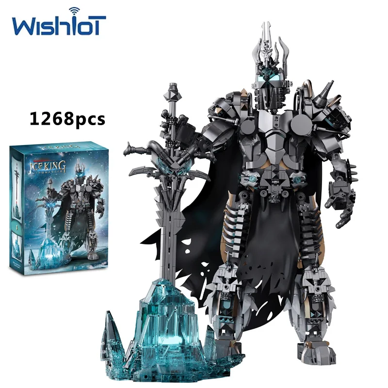 Magic Series Mech Warrior Model Building Blocks 1268pcs Assembled Collectible Boys Puzzle MOC Small Bricks Toys Birthday Gifts