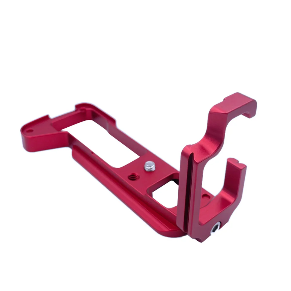 Quick Release L Plate Holder, Hand Grip para Olympus E-M1 Camera, Suporte Vertical, Vermelho