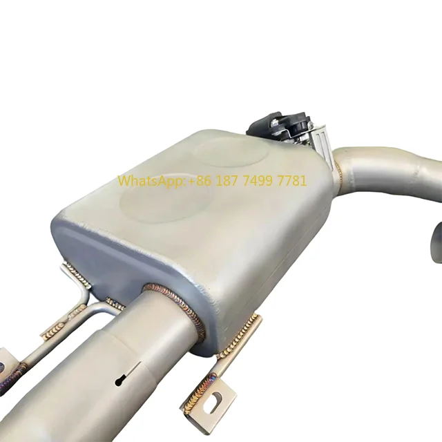 

Высококачественная нержавеющая сталь. W204 Четырехкомпонентная выхлопная труба со средним и задним коллектором