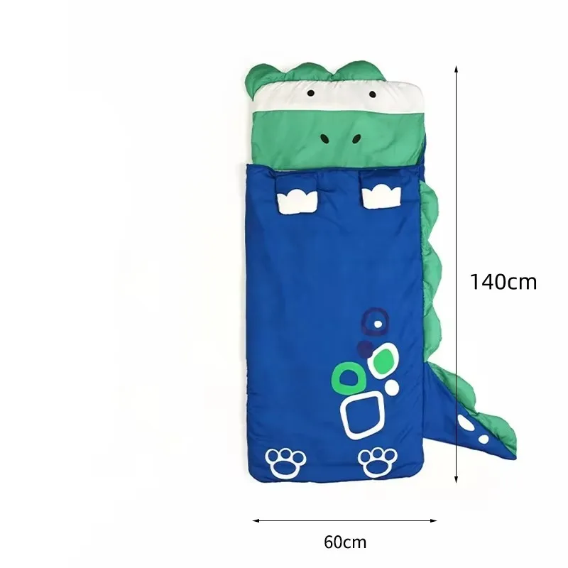 الطفل الصغير النوم المعزي حقيبة مريحة الاطفال المضادة للركلة الكرتون الوردي القط التفاف بطانية مع البريدي قابل للغسل المحمولة 60*140 سنتيمتر #3