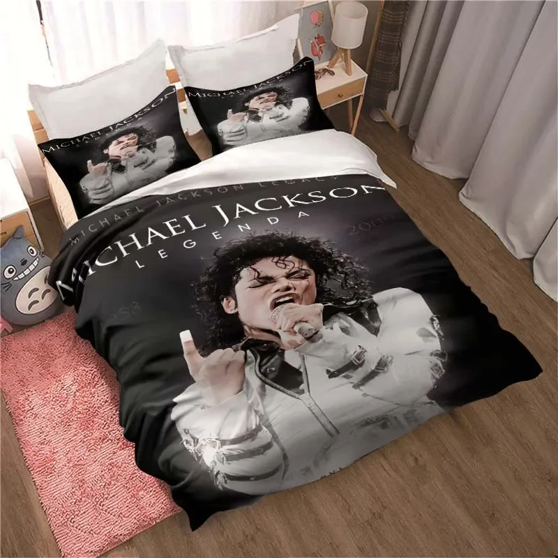 Michael Jackson printed Bedding Sets exquisite bed supplies set duvet cover bed comforter set bedding set luxury birthday gift