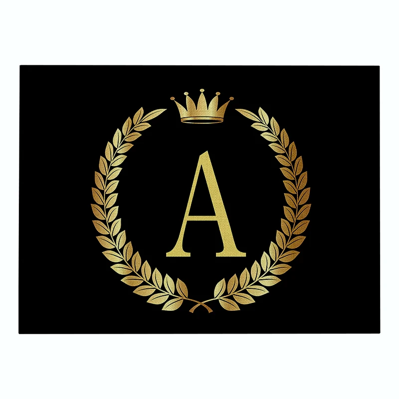 

Golden Letters kitchen Placemat Black Cotton Linen Table Mats 40X30 Nordic Western Placemat Cup Mats Waterproof Drink Coasters