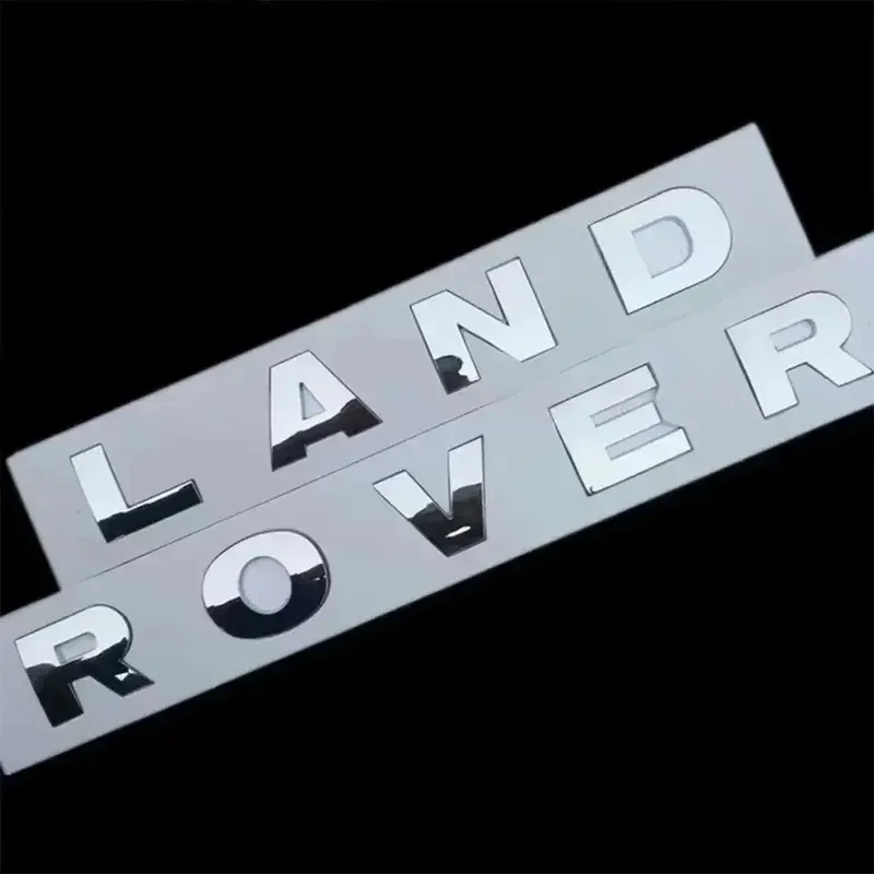 

3D ABS Letter Car Hood Bonnet Cover Emblem For Land Rover Range Rover Velar Sport Discovery 2 3 4 Defender Sticker Accessories