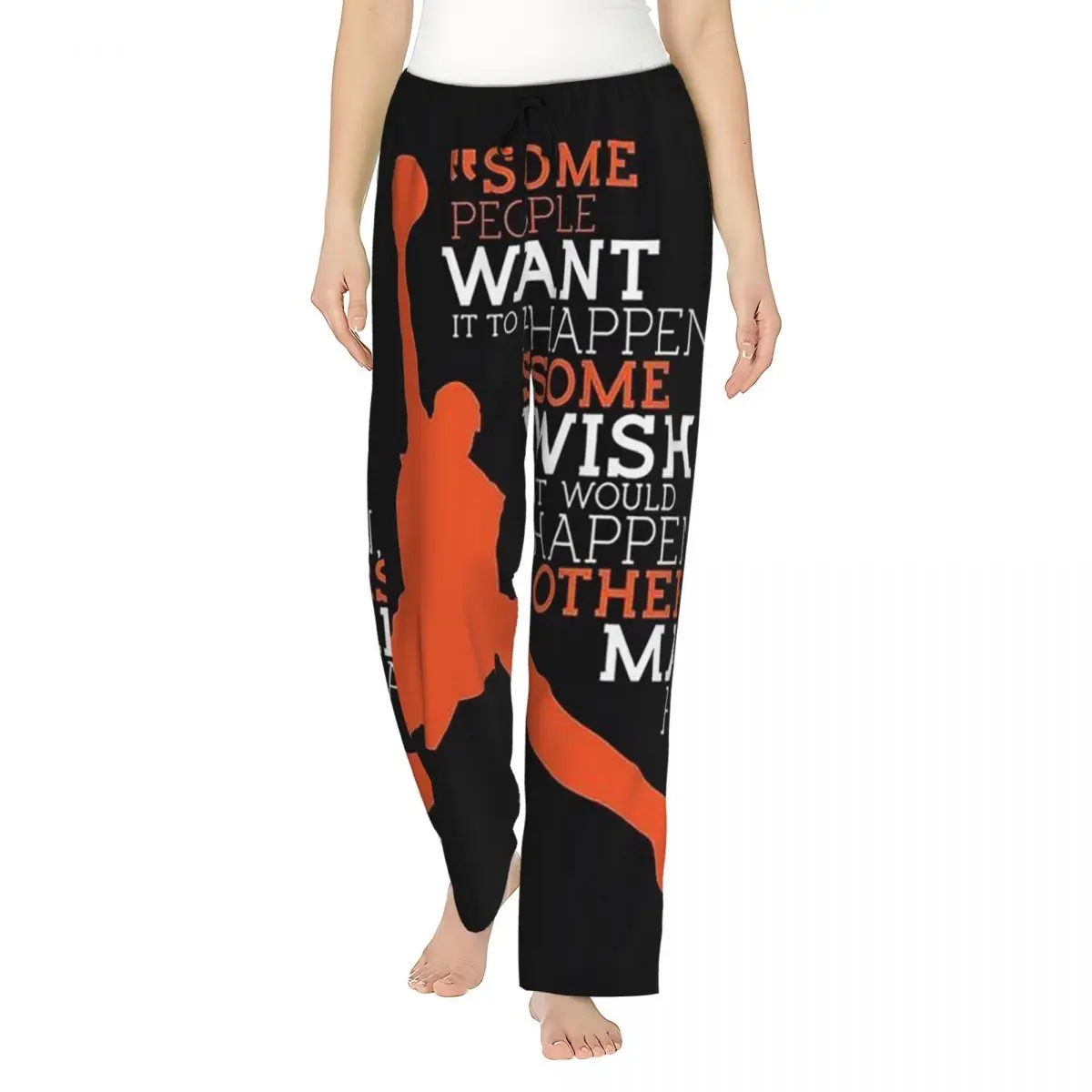 

Custom Basketball Dream Art Women Pajama Pants Lounge Sleep Sleepwear Bottoms with Pockets