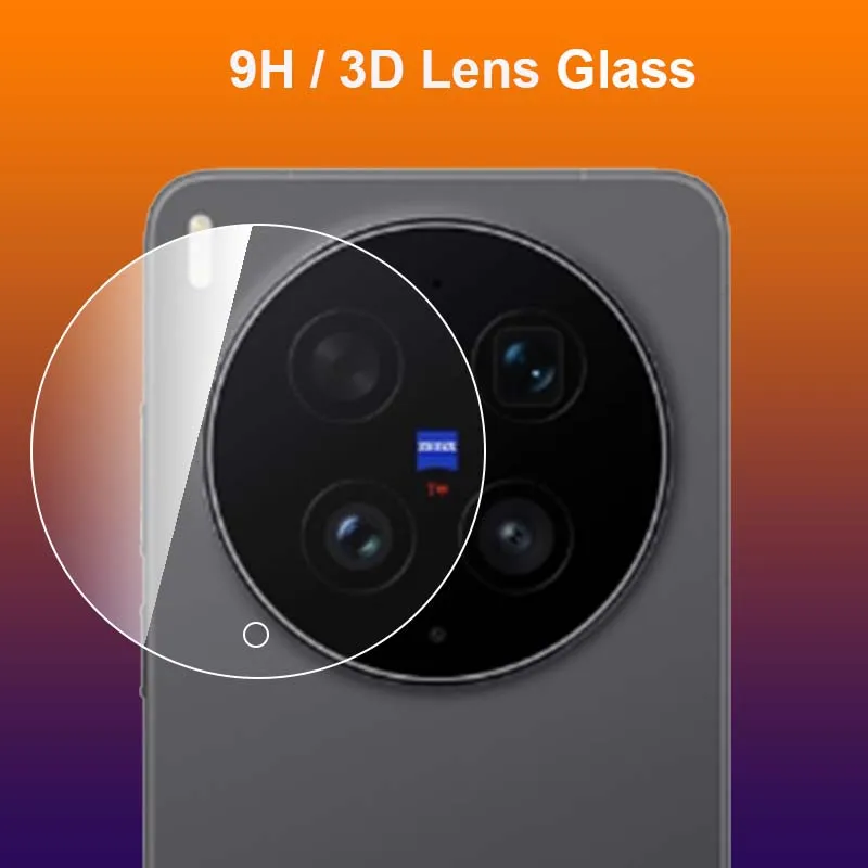 

For vivo X300 X200 X200s X100 X100s X90 X90s X70 FE Ultra Pro mini Clear Rear Back Camera Lens 9H Tempered Glass Protector Film