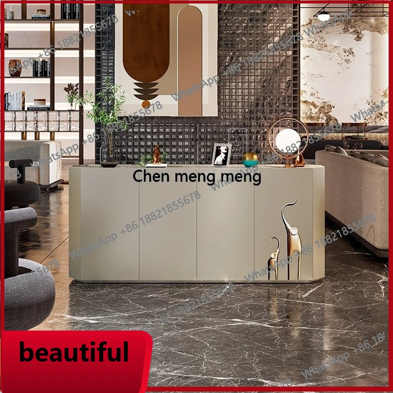 

X Solid wood entrance, home decoration cabinet, modern simple partition, dining side cabinet